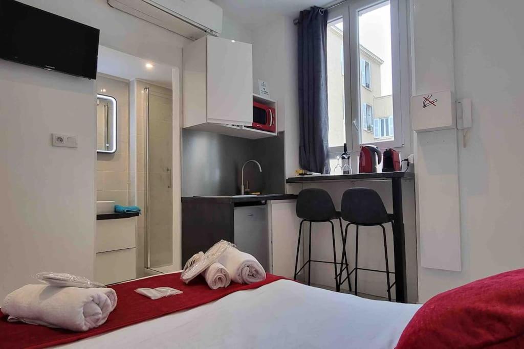 Sweet Home Marceau 6 Studios Hyper Centre Proche De La Mer Et Du Palais 戛纳 外观 照片